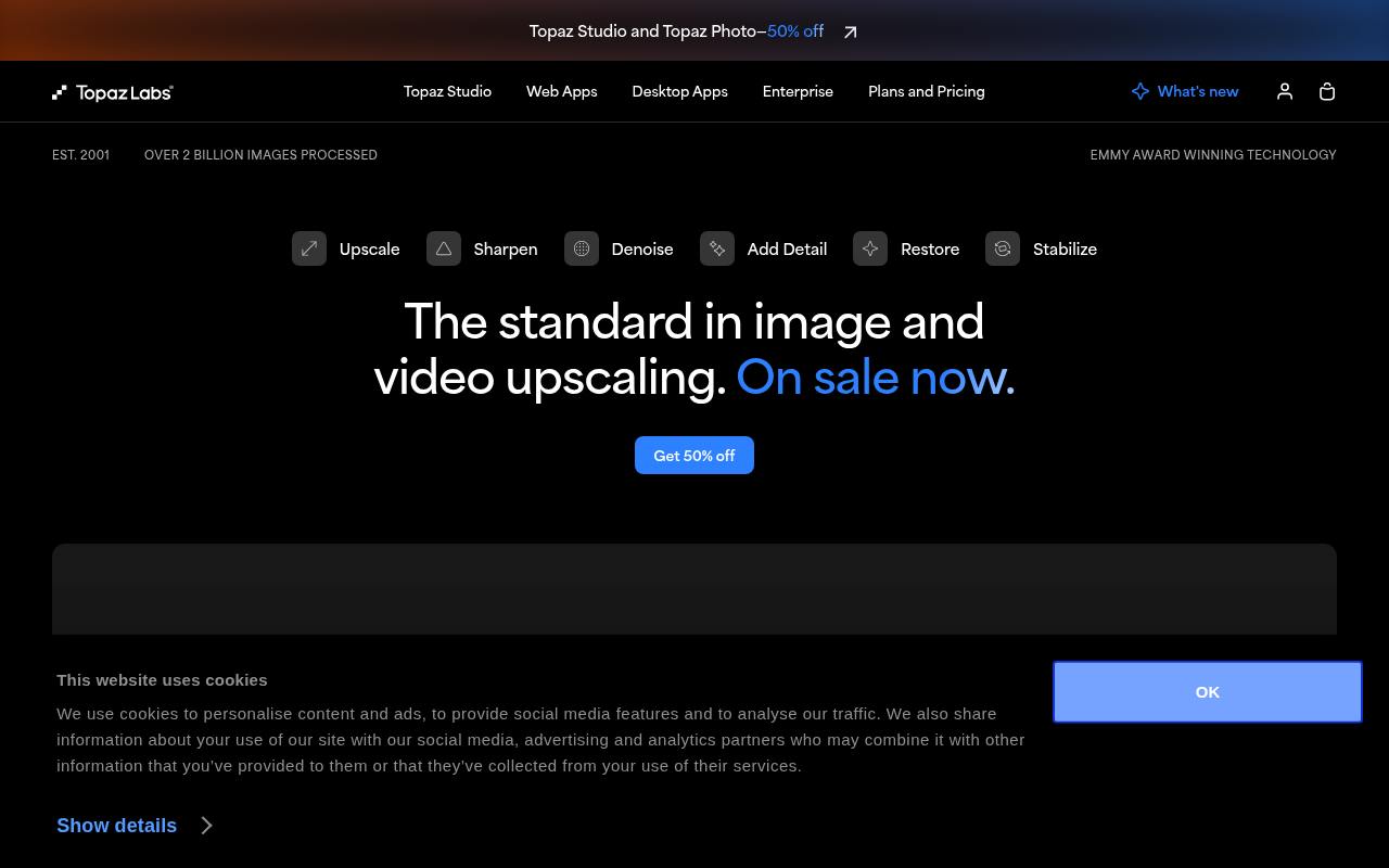 Публичная страница Topaz Labs.